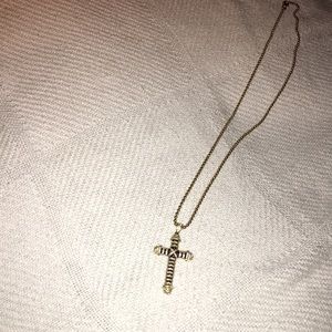 DIAMOND & GOLD RELIGIOUS NECKLACE